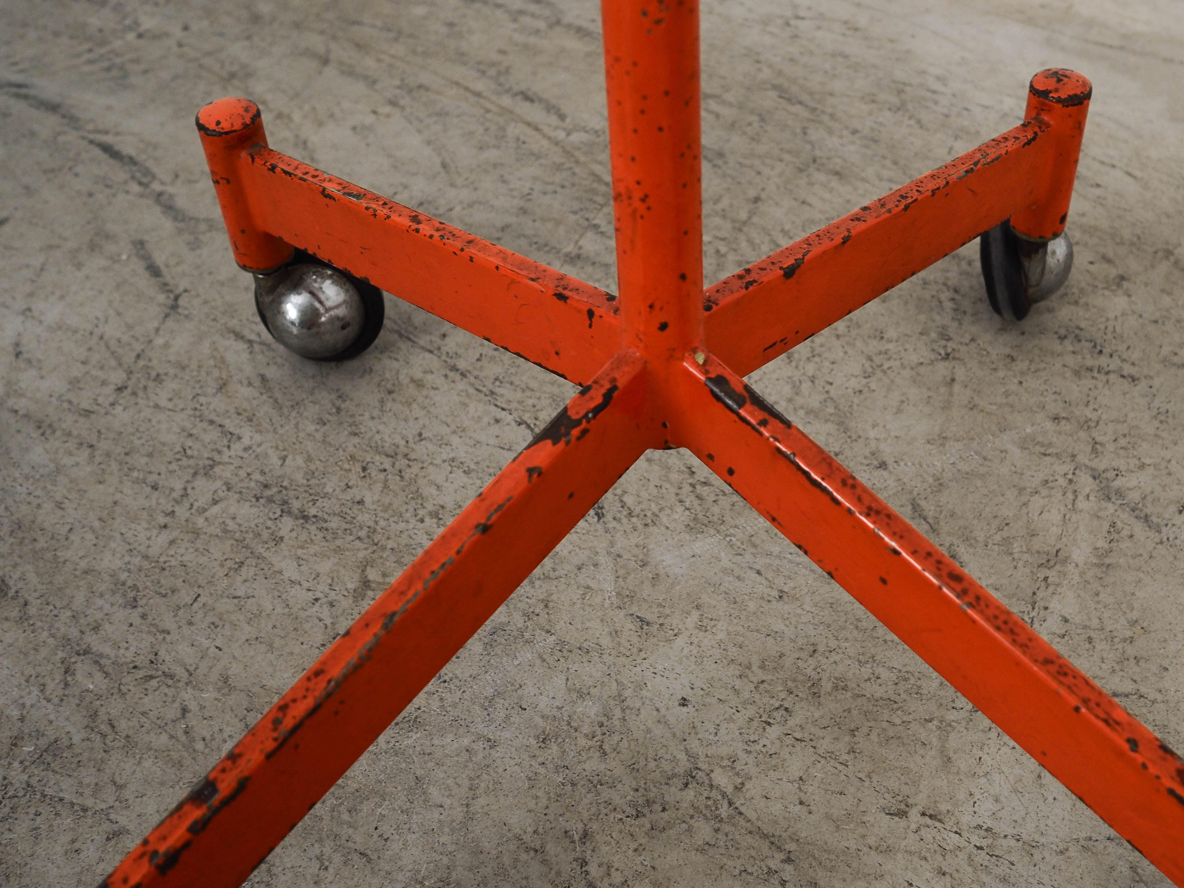 Swivel coat rack on castors, Danish design, 1970s, made in Denmark