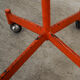 Swivel coat rack on castors, Danish design, 1970s, made in Denmark