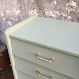 Khaki vintage dresser