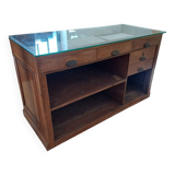 Oak shop counter