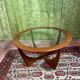 Mid century retro vintage teak round coffee table by GPlan 1960
