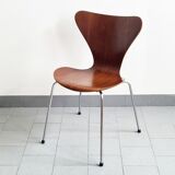 Chair 3107 by Arne Jacobsen for Fritez Hansen old edition