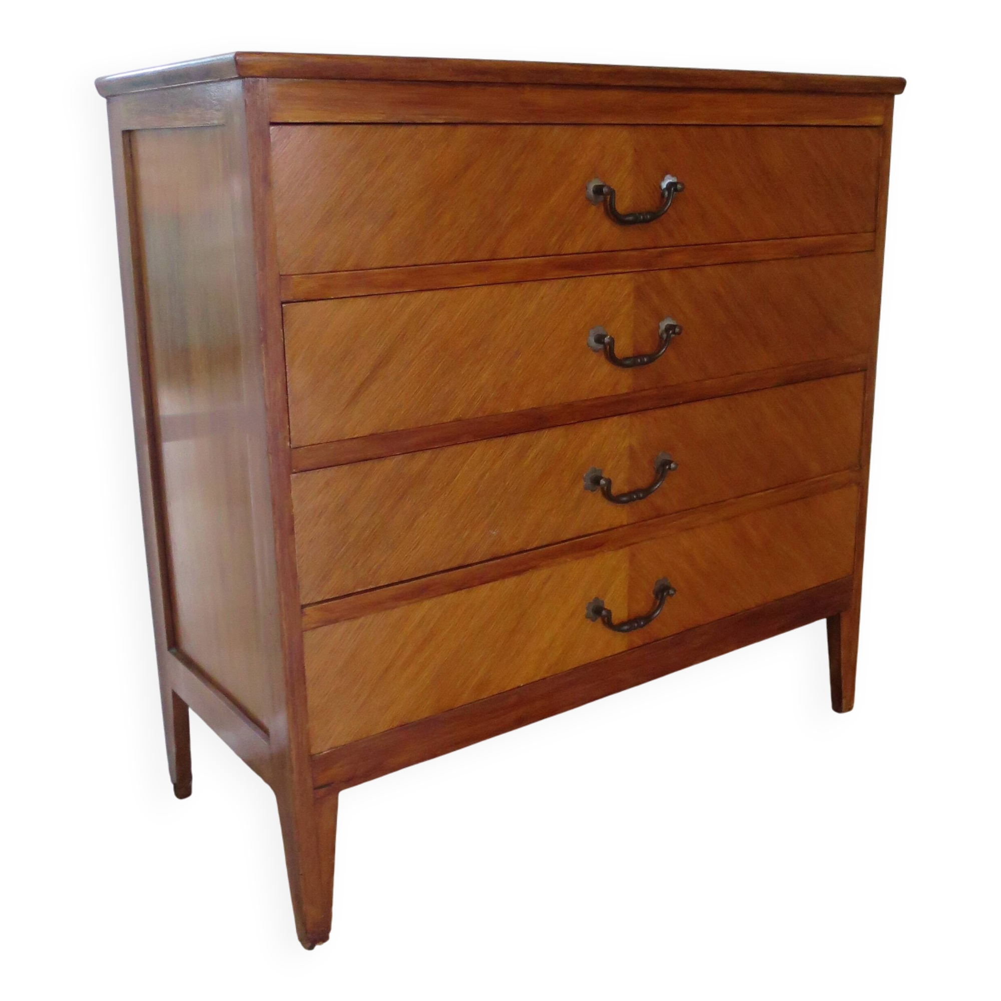 Vintage - Chest of drawers - 4 drawers - wood - 1950s/60s - modernist/Scandinavian