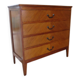 Vintage - Chest of drawers - 4 drawers - wood - 1950s/60s - modernist/Scandinavian