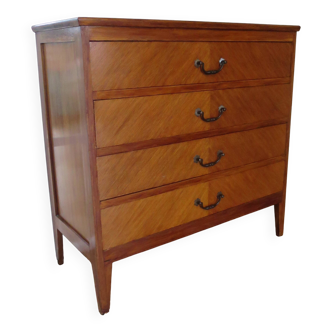 Vintage - Chest of drawers - 4 drawers - wood - 1950s/60s - modernist/Scandinavian