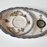 Gien plate, 19th century