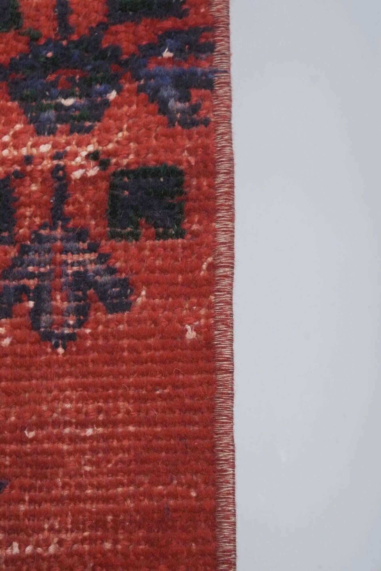 Vintage Turkish hallway rug 80x645 cm