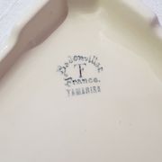 Badonviller earthenware underside Yamarisa model - Antique French Vintage