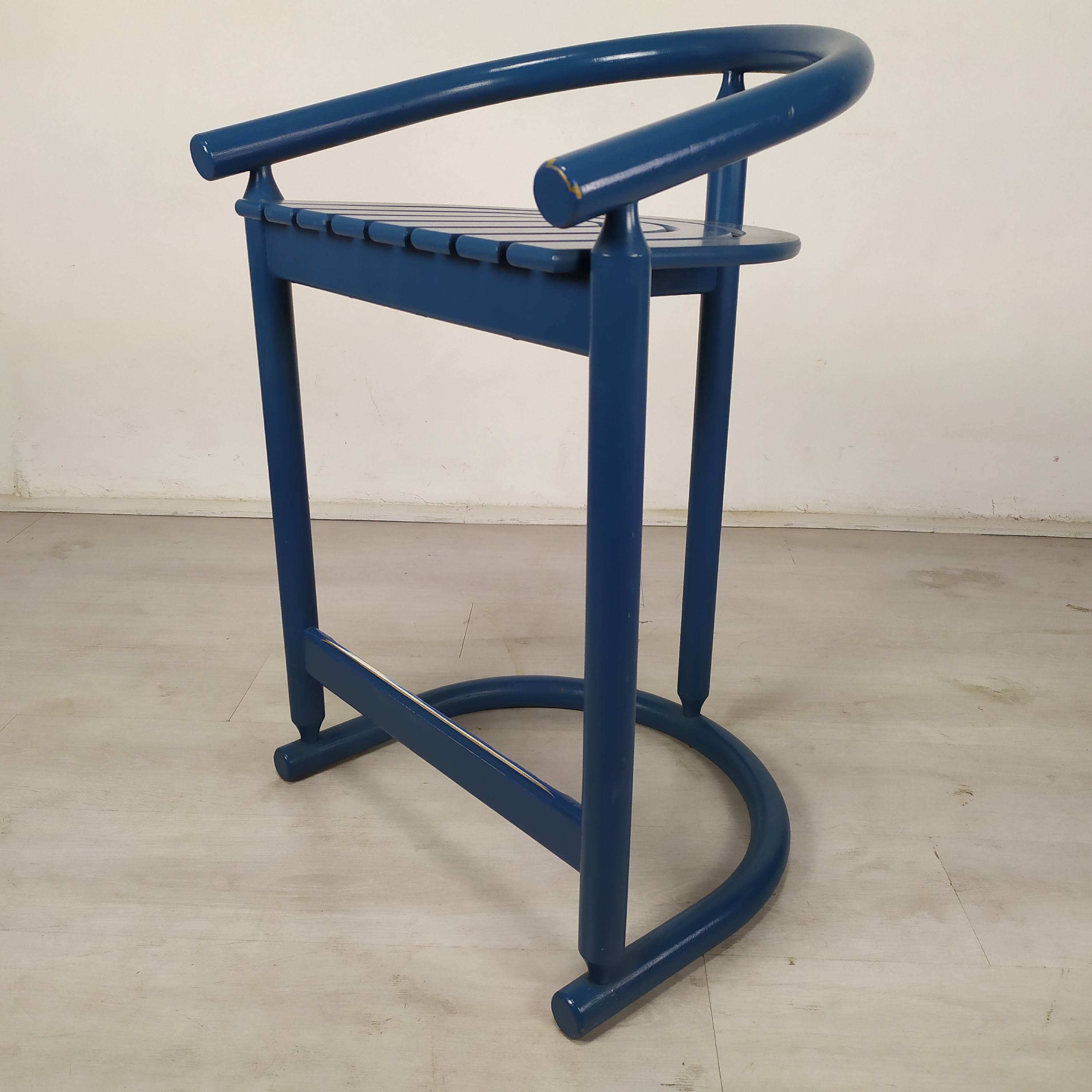 Vintage blue bar stools
