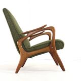 Fauteuil 'Rondeling' | design moderne du milieu du siècle en teck