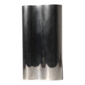 Vase en acier inoxydable sculptural miroir