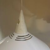 space age suspension in white metal