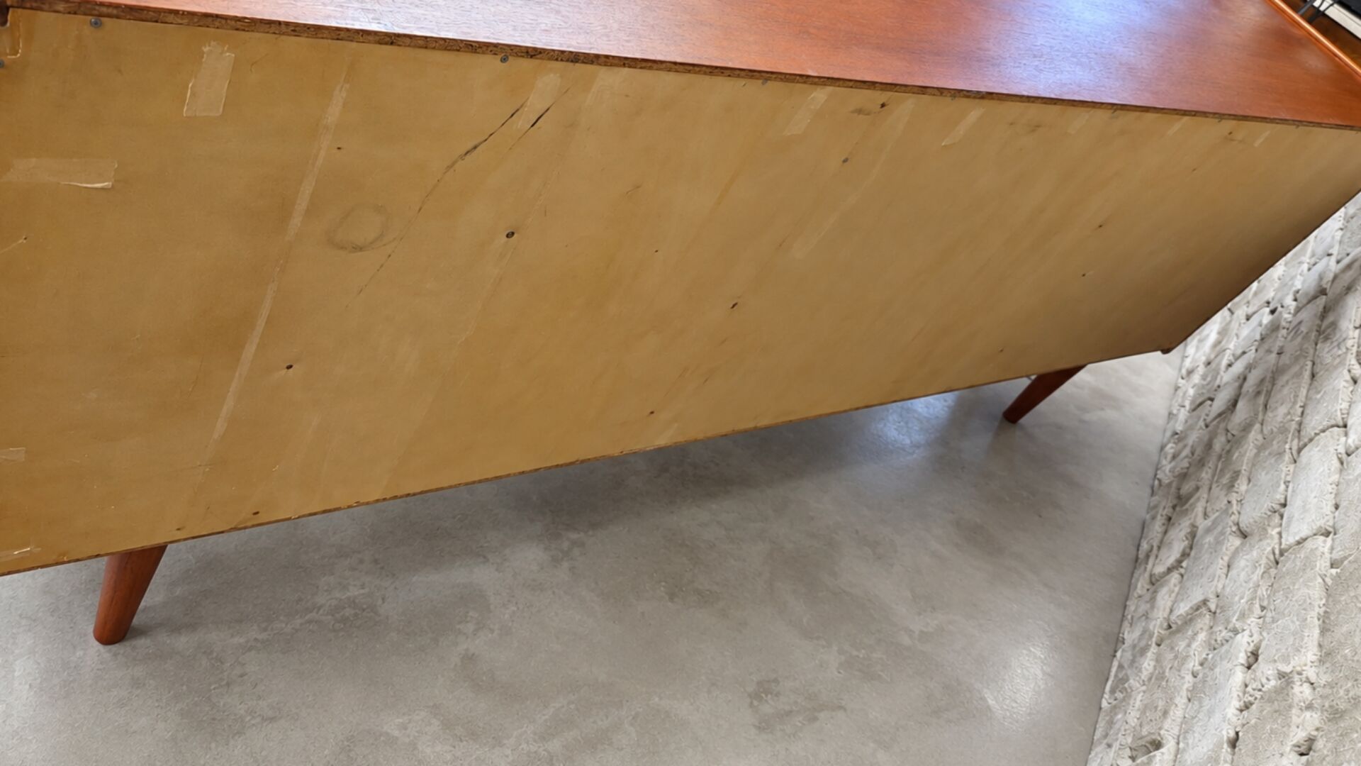 Large Scandinavian teak sideboard – 1960s
