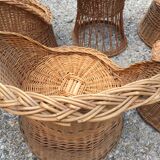 Wicker lounge
