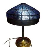Lampe en vitrail Art Nouveau