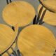 Dutch post modern dining chairs, harvink, 1980s