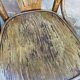 Office armchair curved wood
