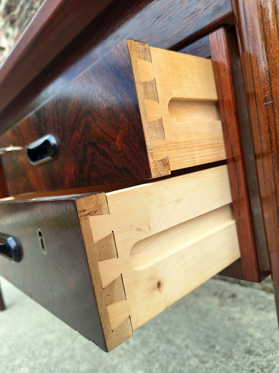 Arne Vodder rosewood desk, Danish designer furniture