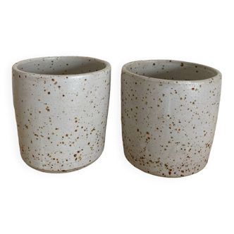 Set of 2 stoneware cups