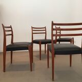4 vintage Moller 78 chairs