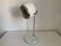 Large vintage 1960s white eyeball mid-century desk lamp - 44 cm