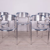 Aluminium stackable chair by Jorge Pensi for Amat 3, 1980