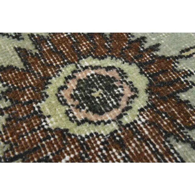 1970s Vintage Turkish Hand-Knotted Wool Cotton Orange Area Rug 138x394