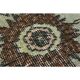 1970s Vintage Turkish Hand-Knotted Wool Cotton Orange Area Rug 138x394