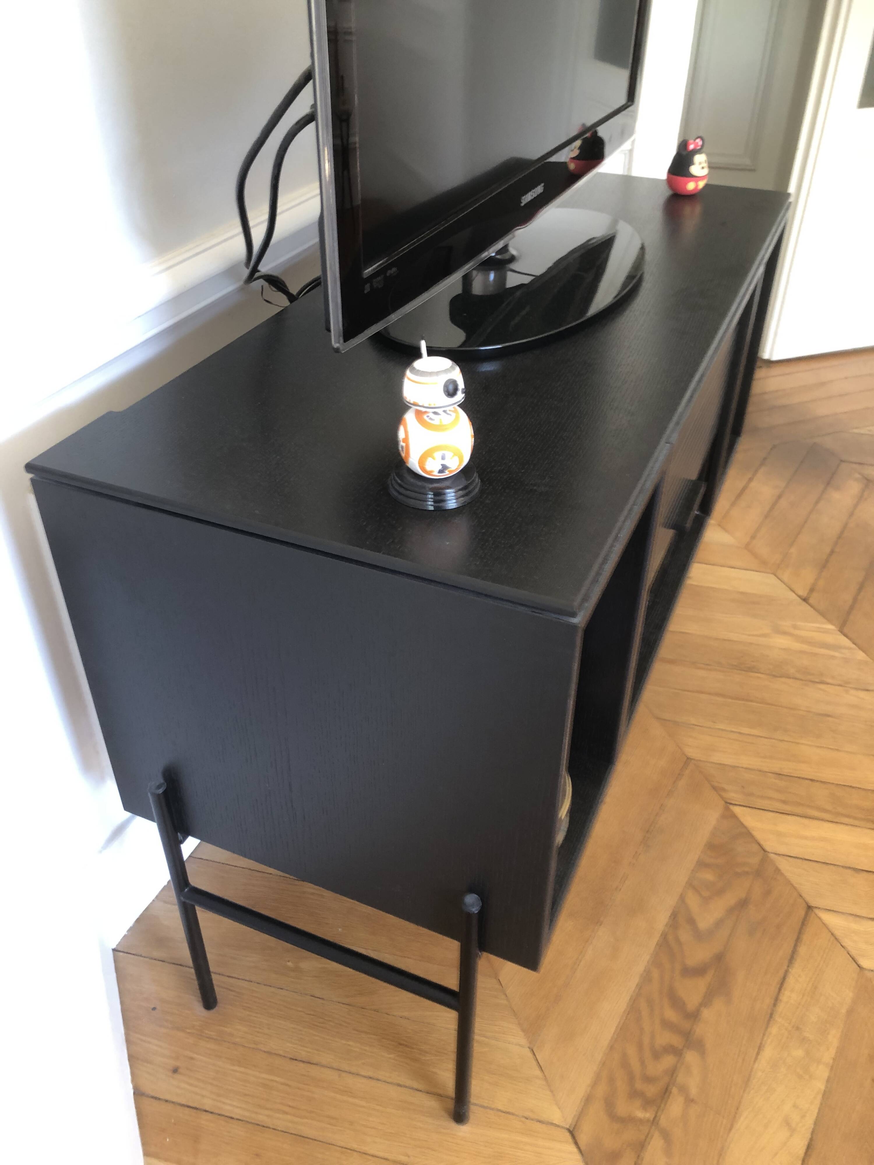 Northern Hifive storage system black TV cabinet