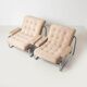 Ensemble de 2 fauteuils lounge emblématiques Borkum par Johan Bertil Häggström pour IKEA