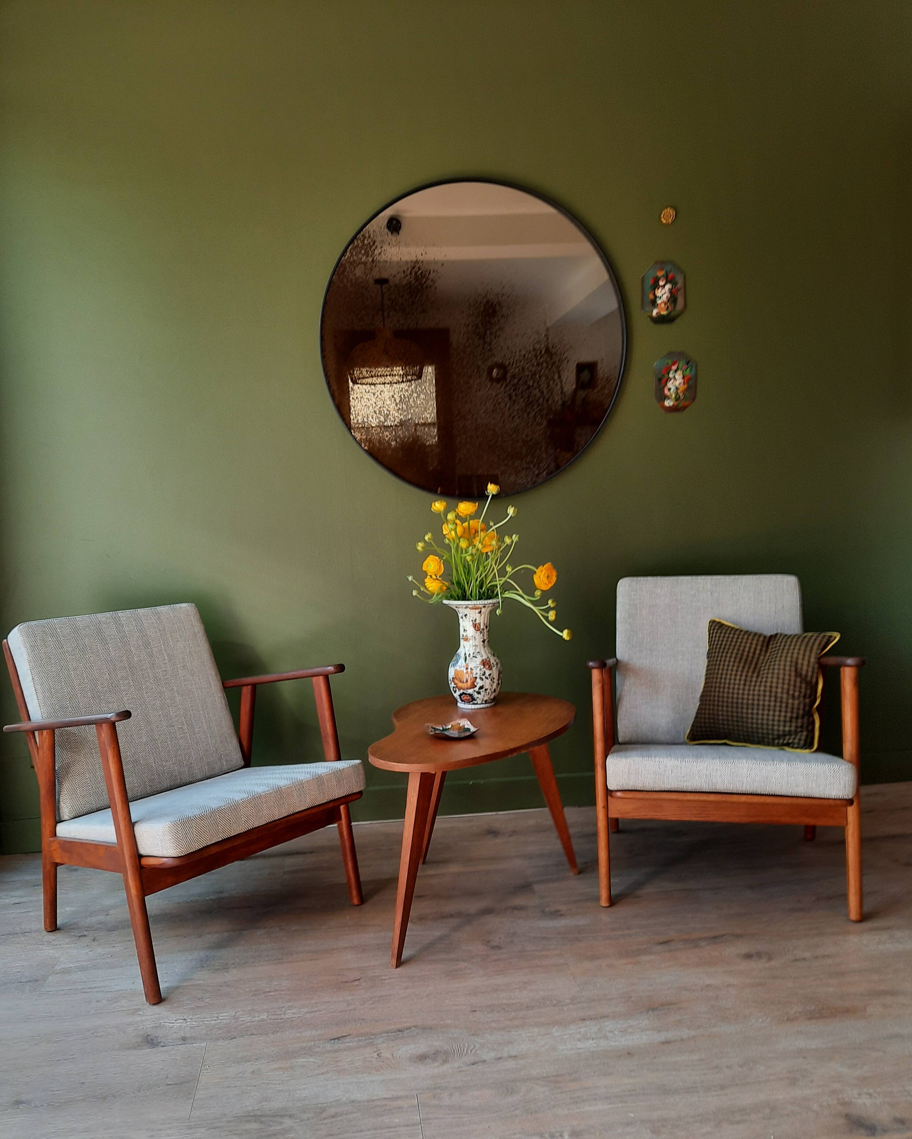 Pair of Scandinavian armchairs