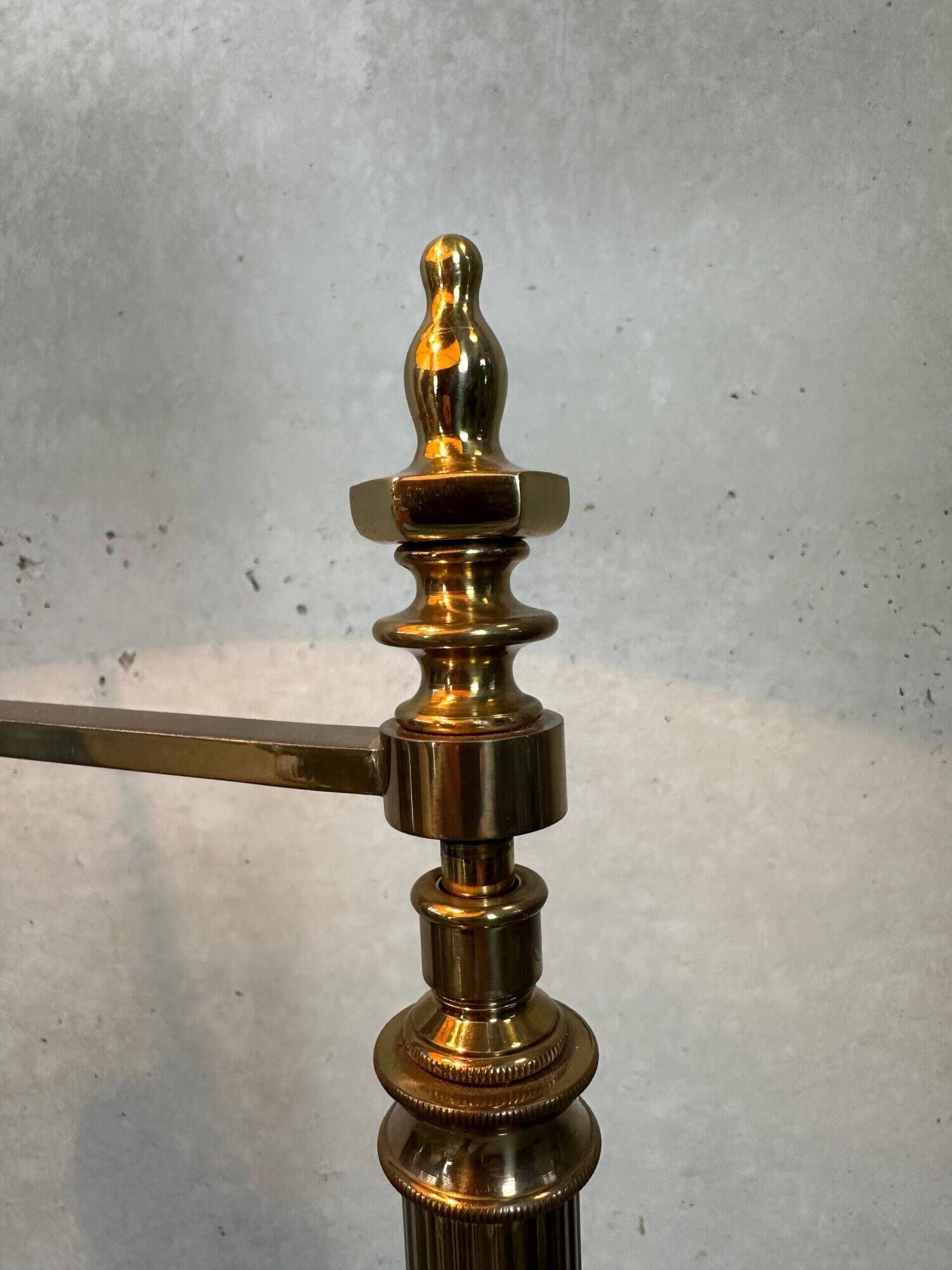 Vintage brass floor lamp