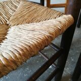 Set of six mulched chairs