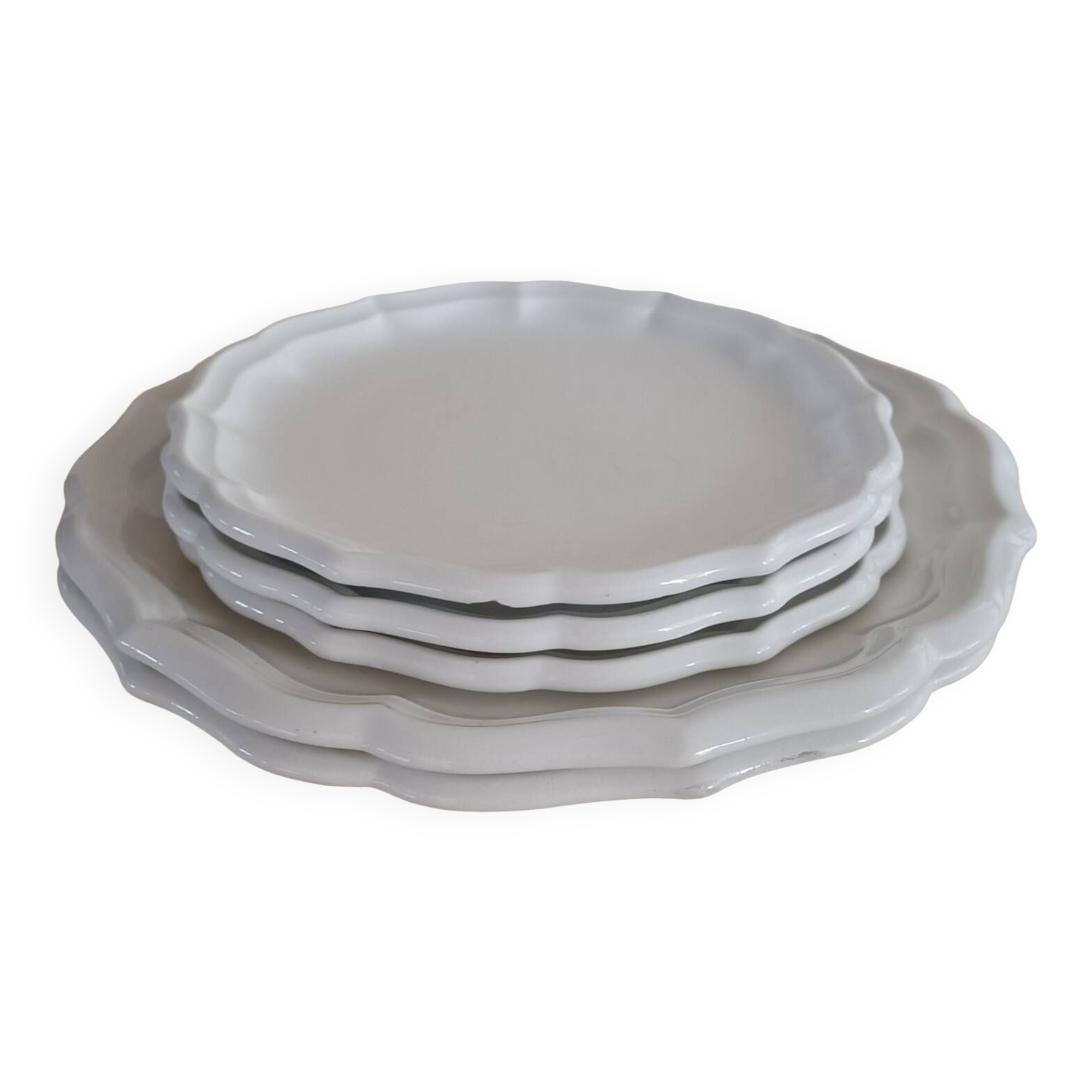 5 Gien earthenware plates