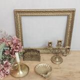 Brass candlestick / candelabra