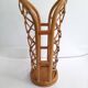 Vintage rattan umbrella stand