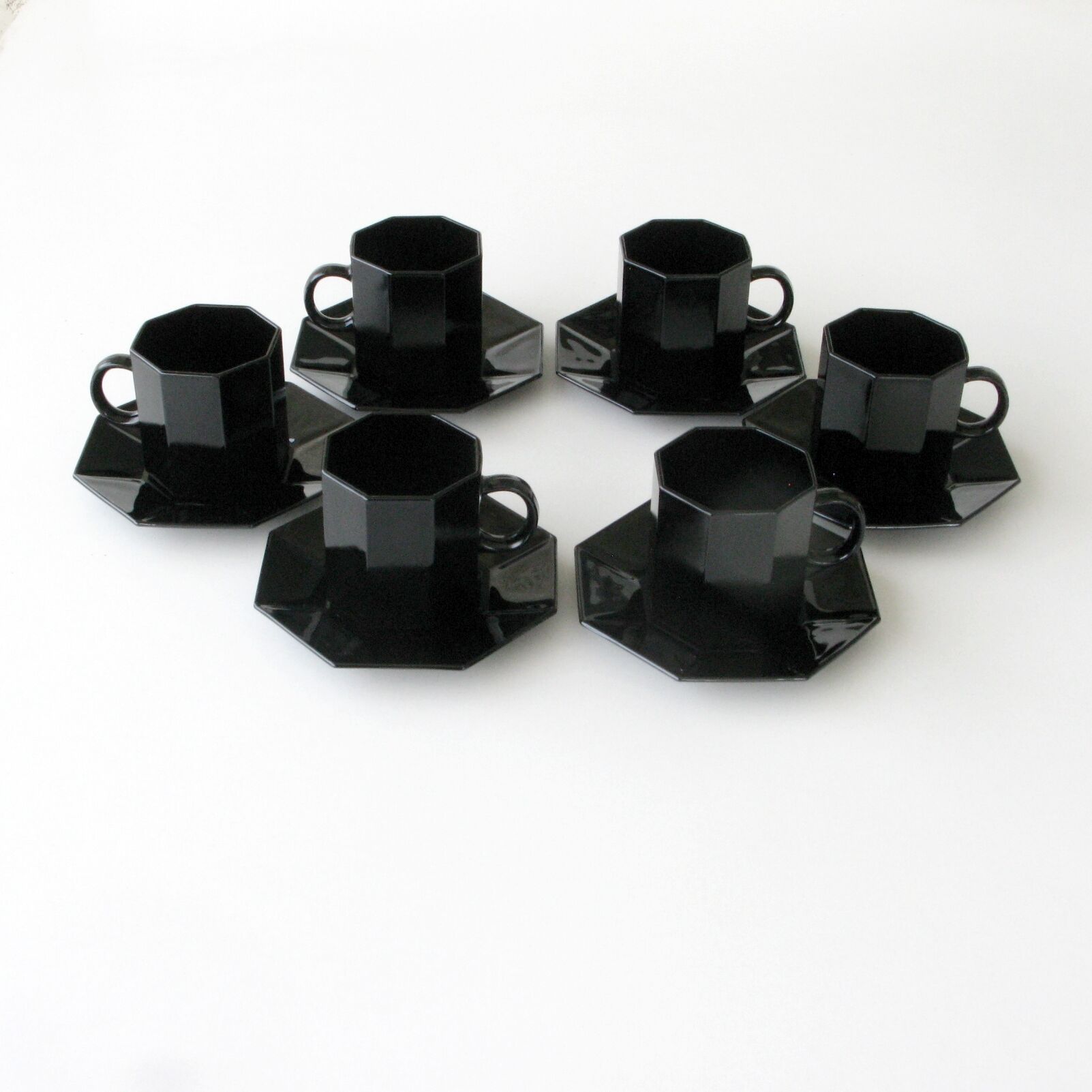 Coffee or tea service ARCOROC OCTIME - Black France