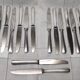 Box 2 drawers household 57 pieces christofle silver metal model "boreal"