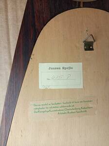 Rosewood mirror Sandholdt for Jansen, Danish, 1960s