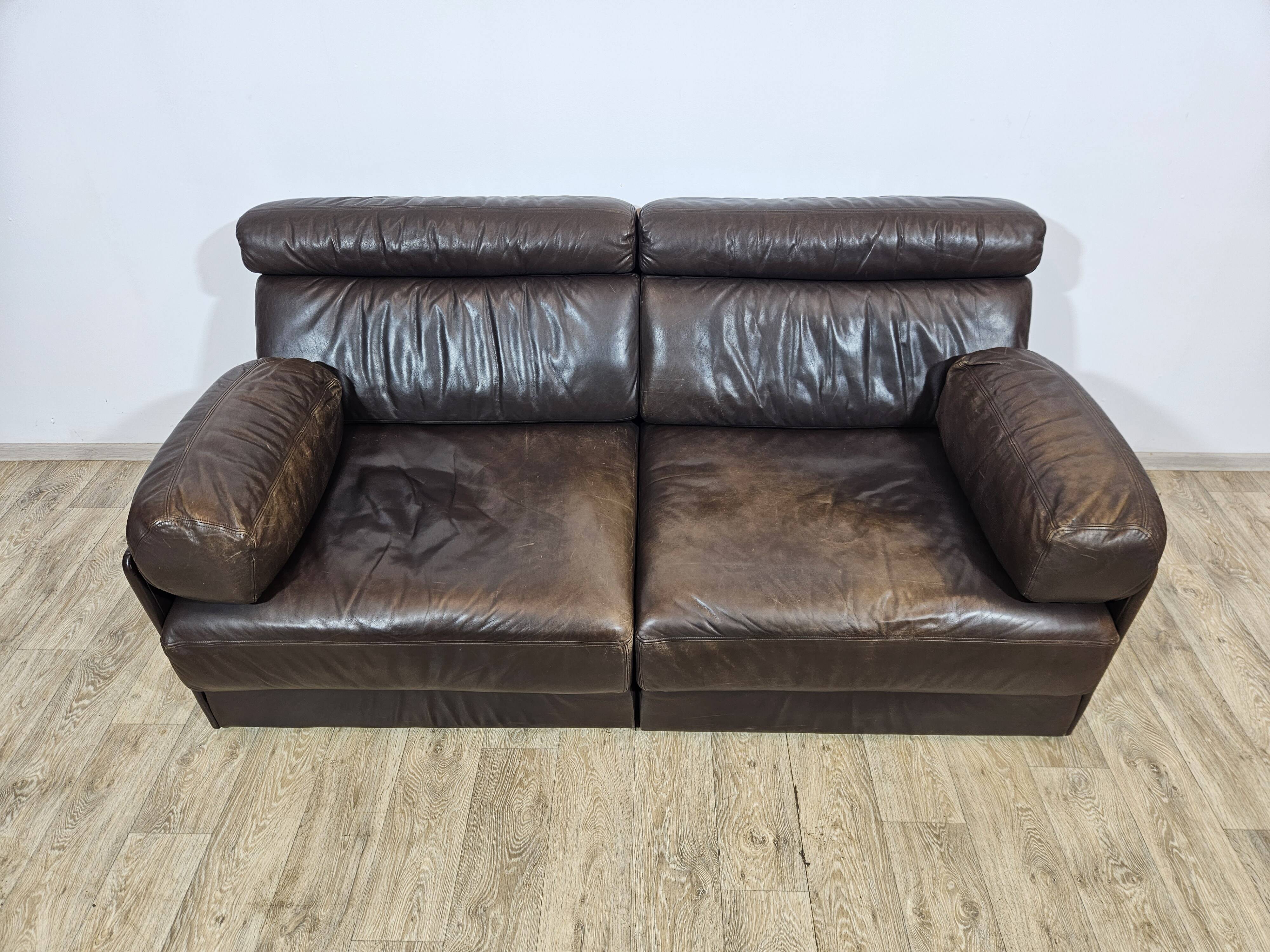 De Sede DS76 sofa, Switzerland, 1970s.