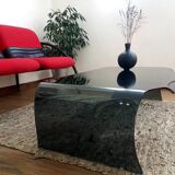 Table basse en verre fumé Calligaris