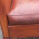 Art deco leather club chair from the 1930s