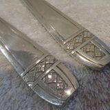 2-piece silver-plated salad set, Monaco Grand Prix model, 24.6cm