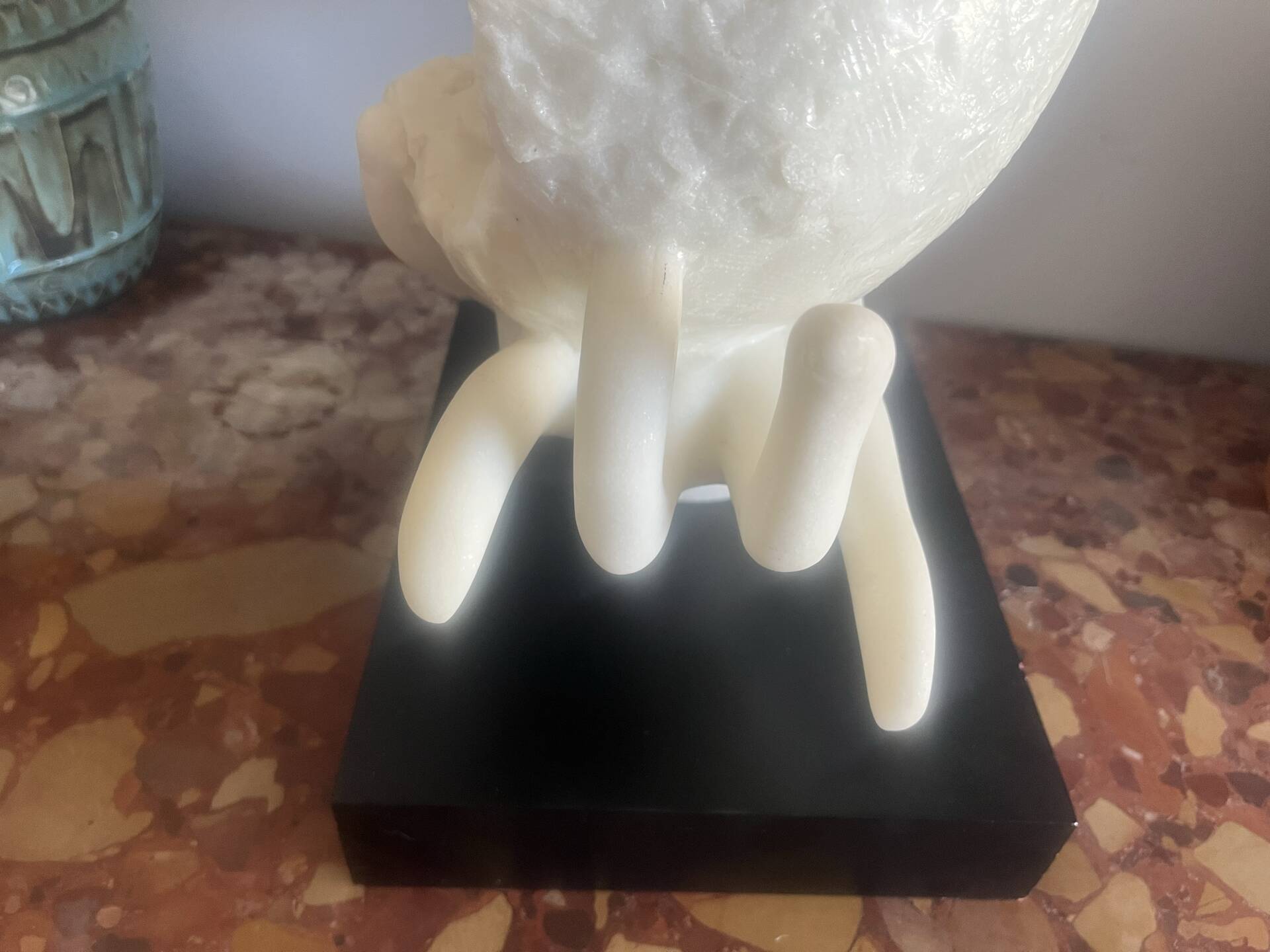 Sculpture grand format - Visage penché - Bouddha