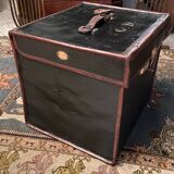 Travel trunk late nineteenth marked "At the start, Paris"