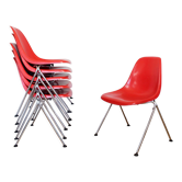 Set de 6 chaises stella fibre de verre