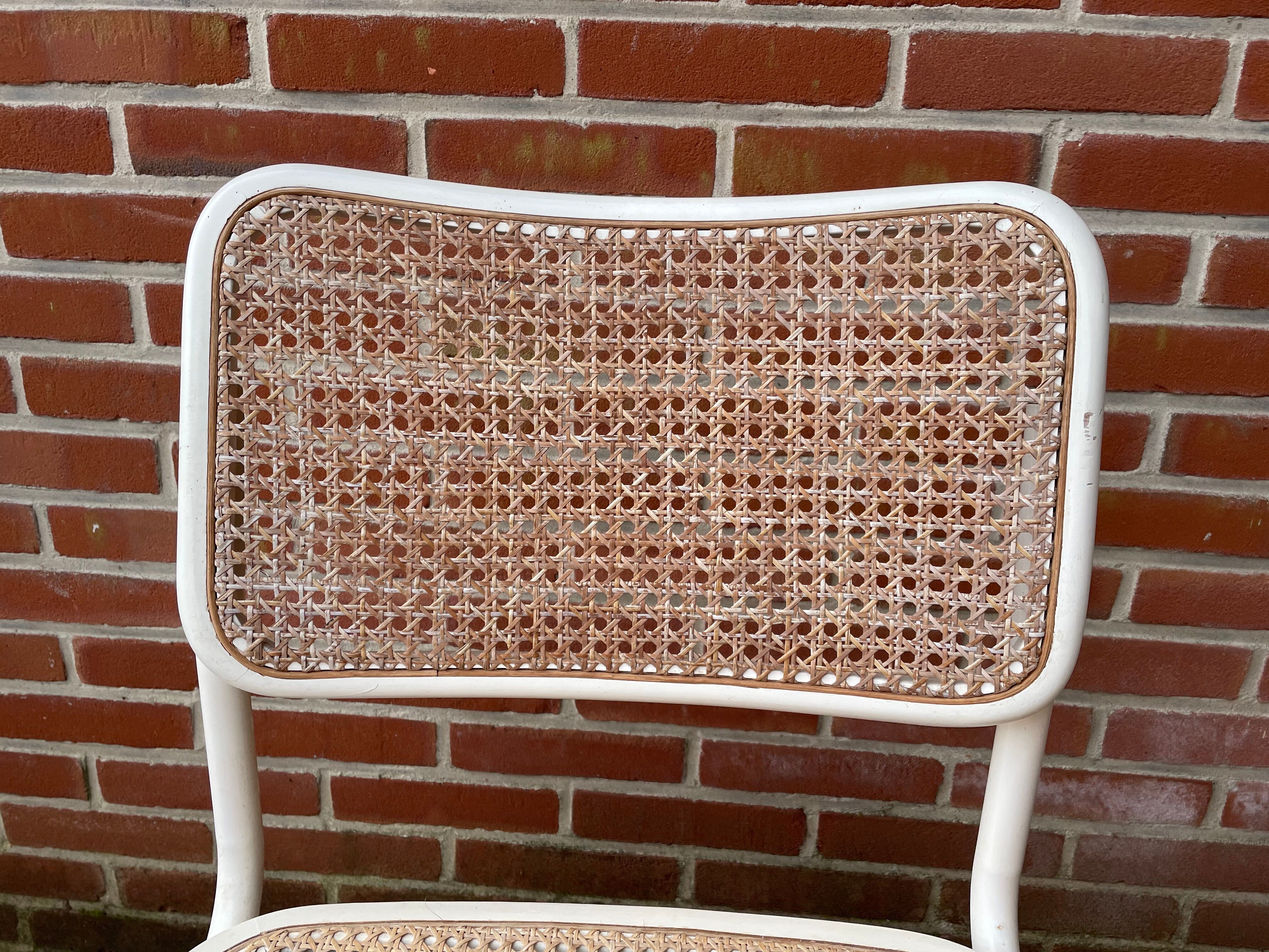 Set of 4 Cesca Model chairs by Marcel Breuer