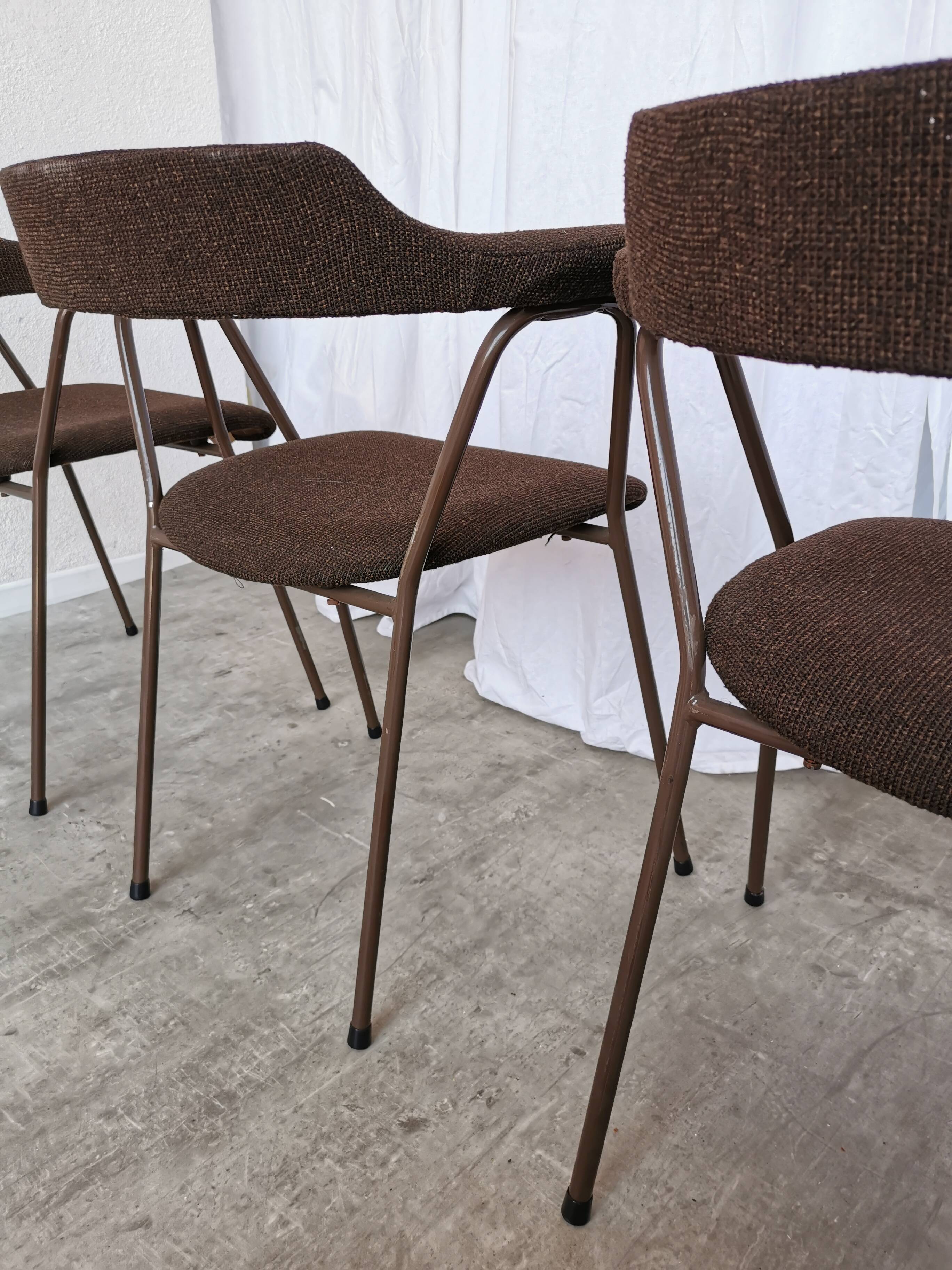 Mid-century modern dining armchairs - 70s niko kralj stol kamnik - set of 4