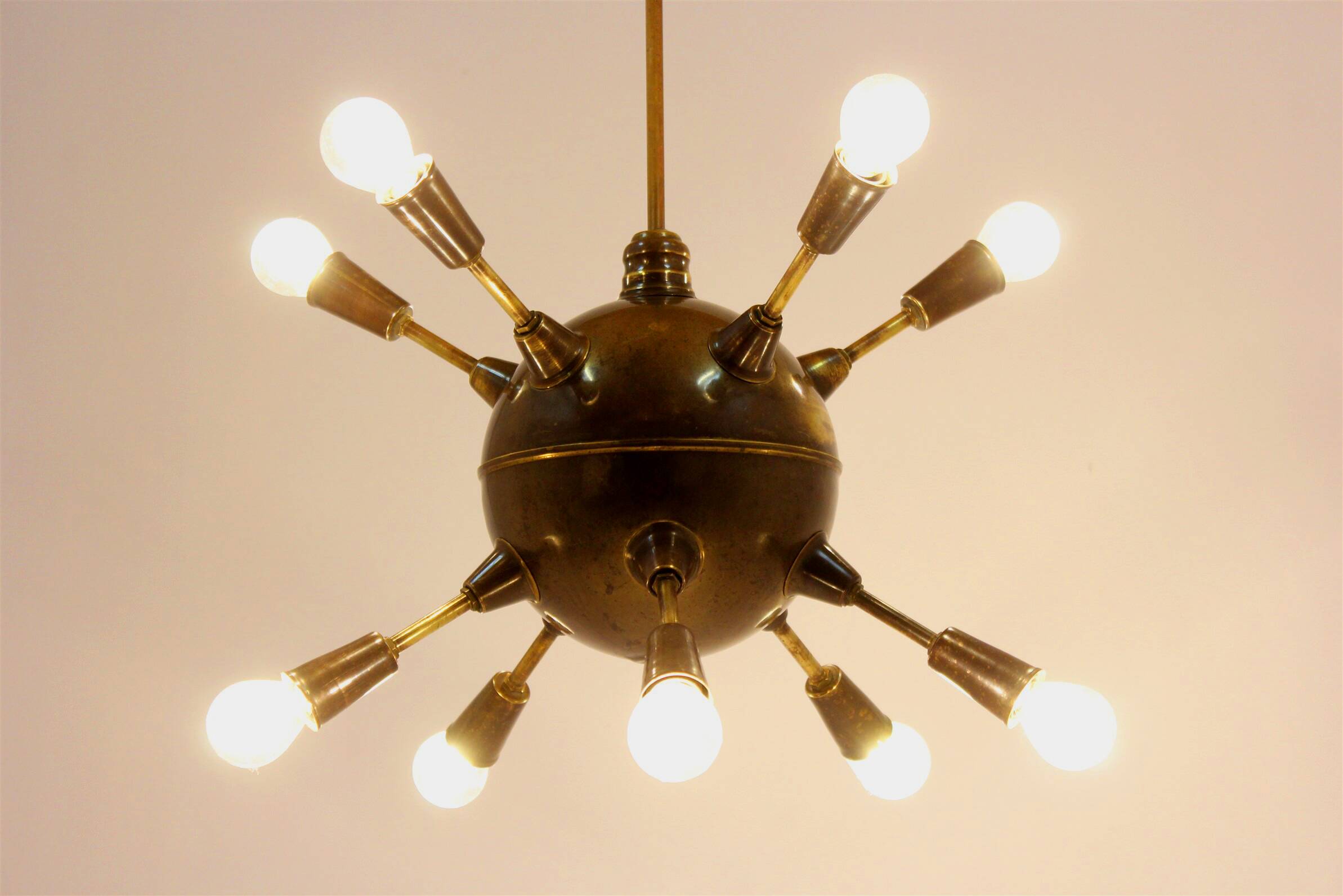 Vintage Sputnik Chandelier, 1960s