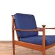 Fauteuil de salon danois du milieu du siècle, années 1960.